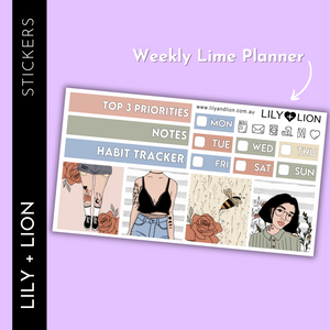 Lime Weekly Mini Kit - Inked