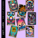 Sticker Die Cut Bundle - Sweary Tarot Cards v1