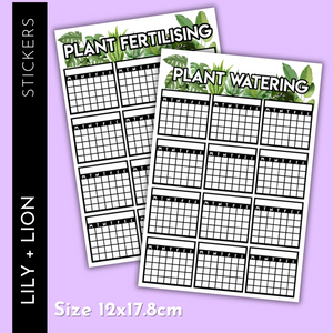 Plant Care Tracker sheets