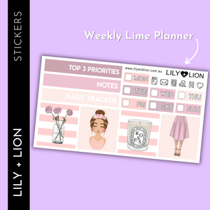 Lime Weekly Mini Kit - Blush Babe