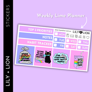 Lime Weekly Mini Kit - Sweary RC1