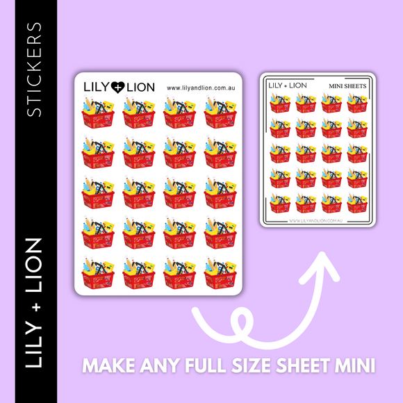 CUSTOM: Make any full size sheet MINI